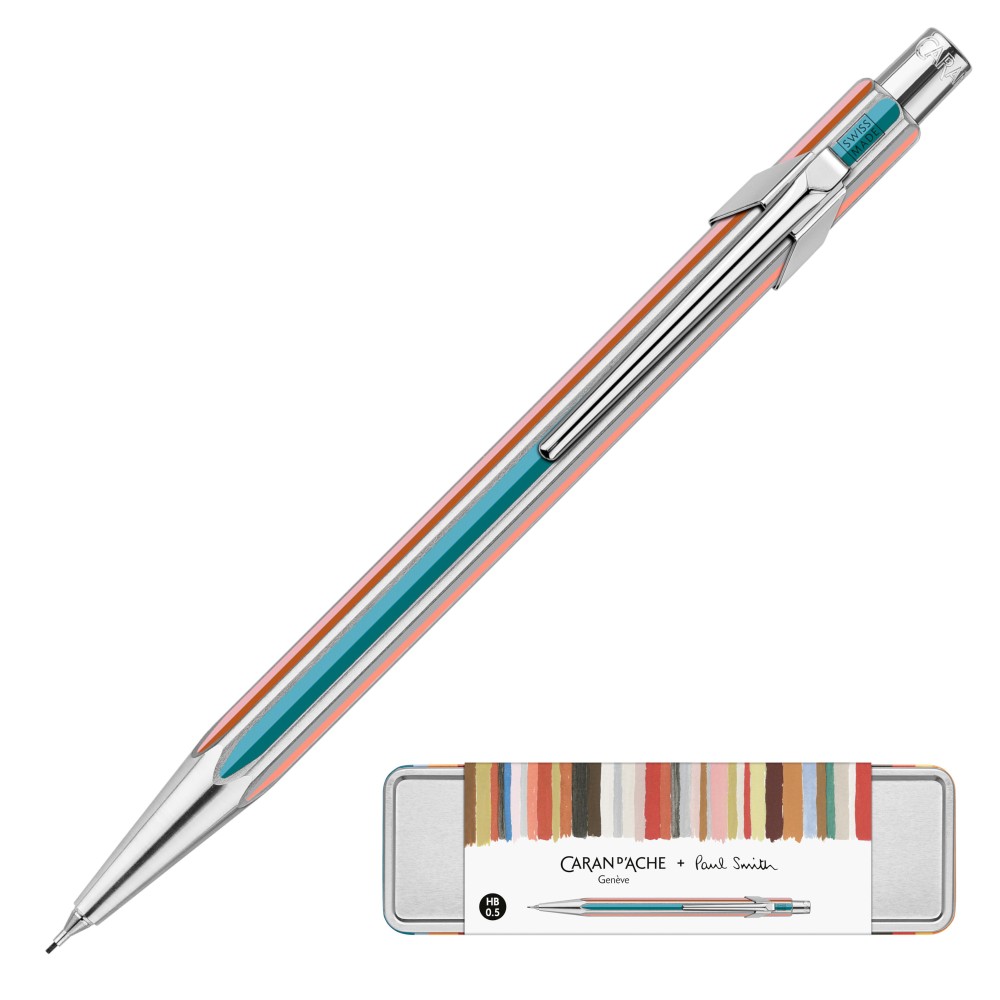 Mechanical pencil 844 Paul Smith Special Edition - Caran d'Ache - Silver 0,5 mm