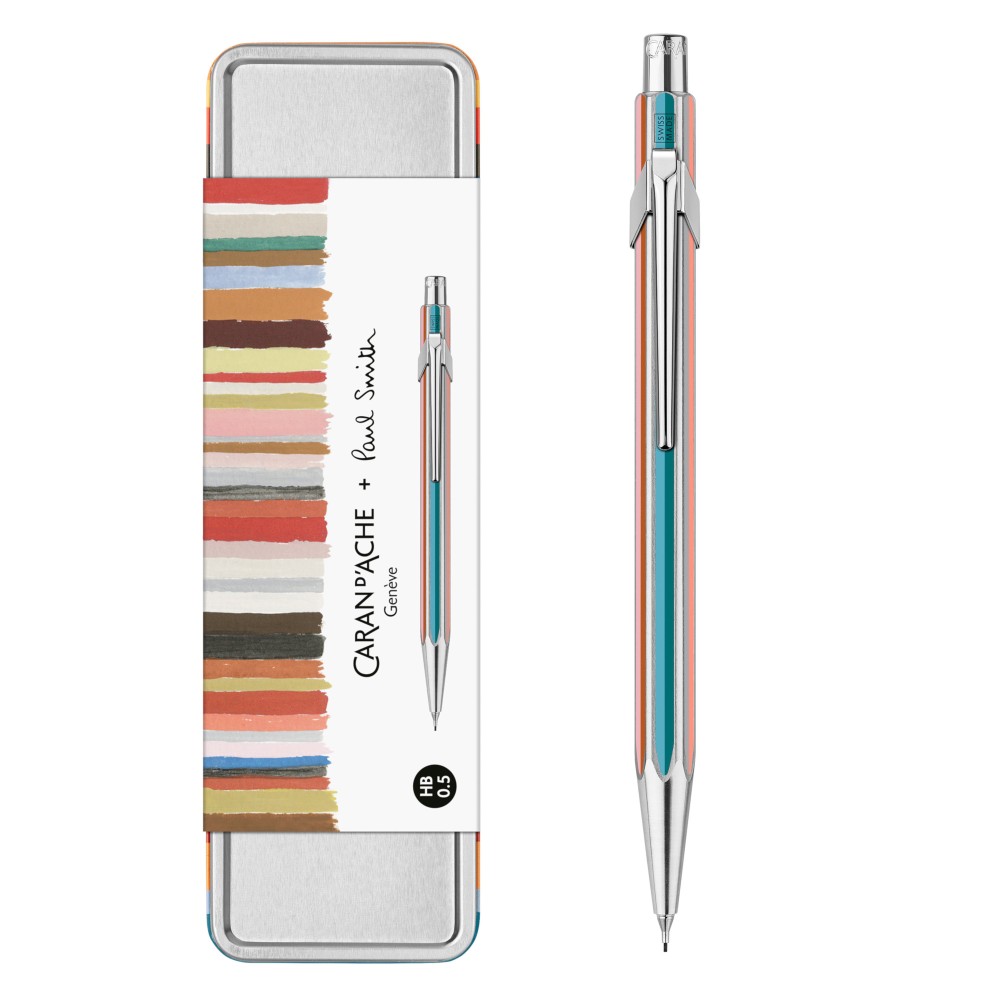Ołówek mechaniczny 844 Special Edition Paul Smith - Caran d'Ache - Silver 0,5 mm