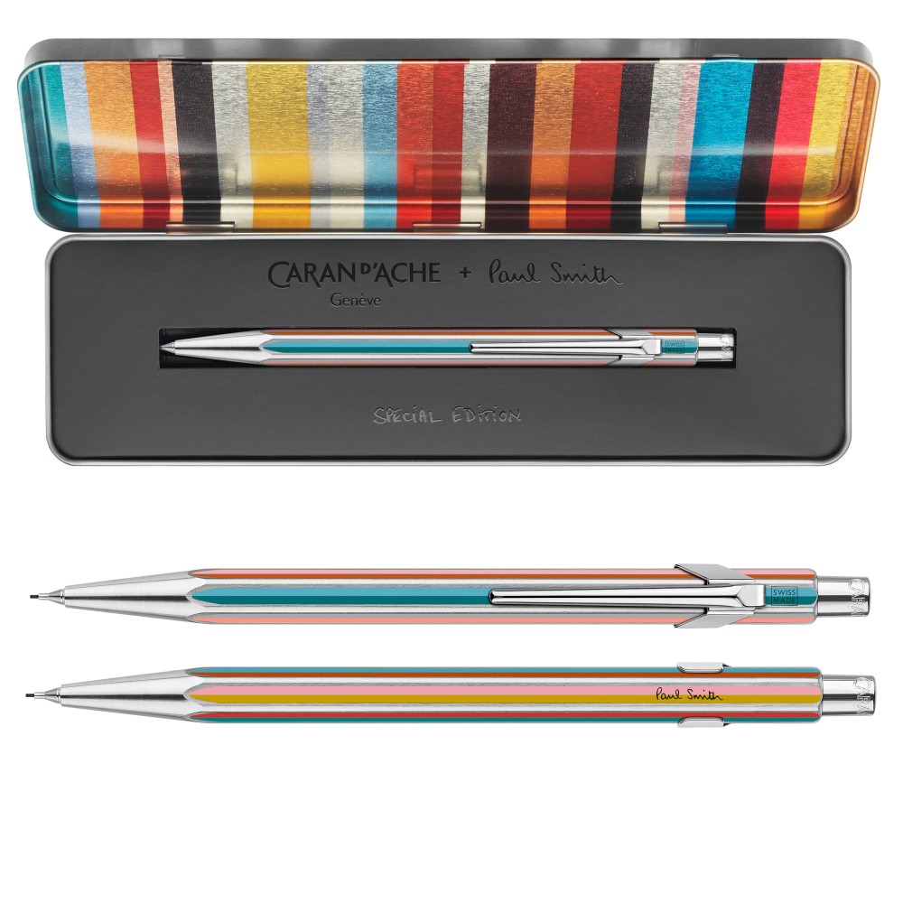 Mechanical pencil 844 Paul Smith Special Edition - Caran d'Ache - Silver 0,5 mm