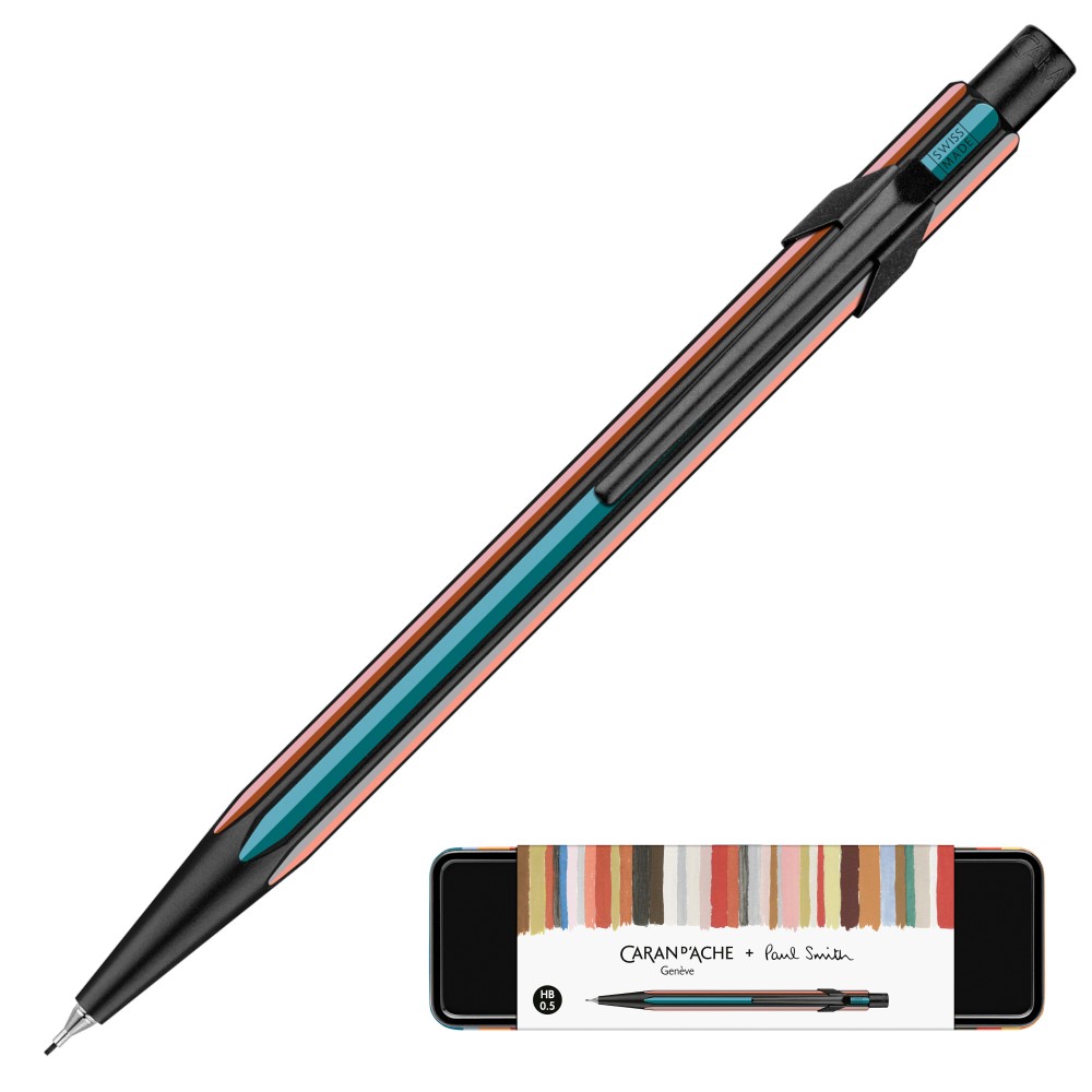 Ołówek mechaniczny 844 Special Edition Paul Smith - Caran d'Ache - Black 0,5 mm