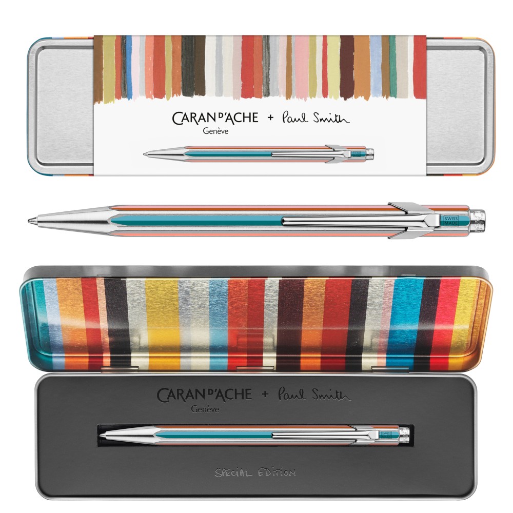 849 ballpoint pen Paul Smith Special Edition - Caran d'Ache - Silver
