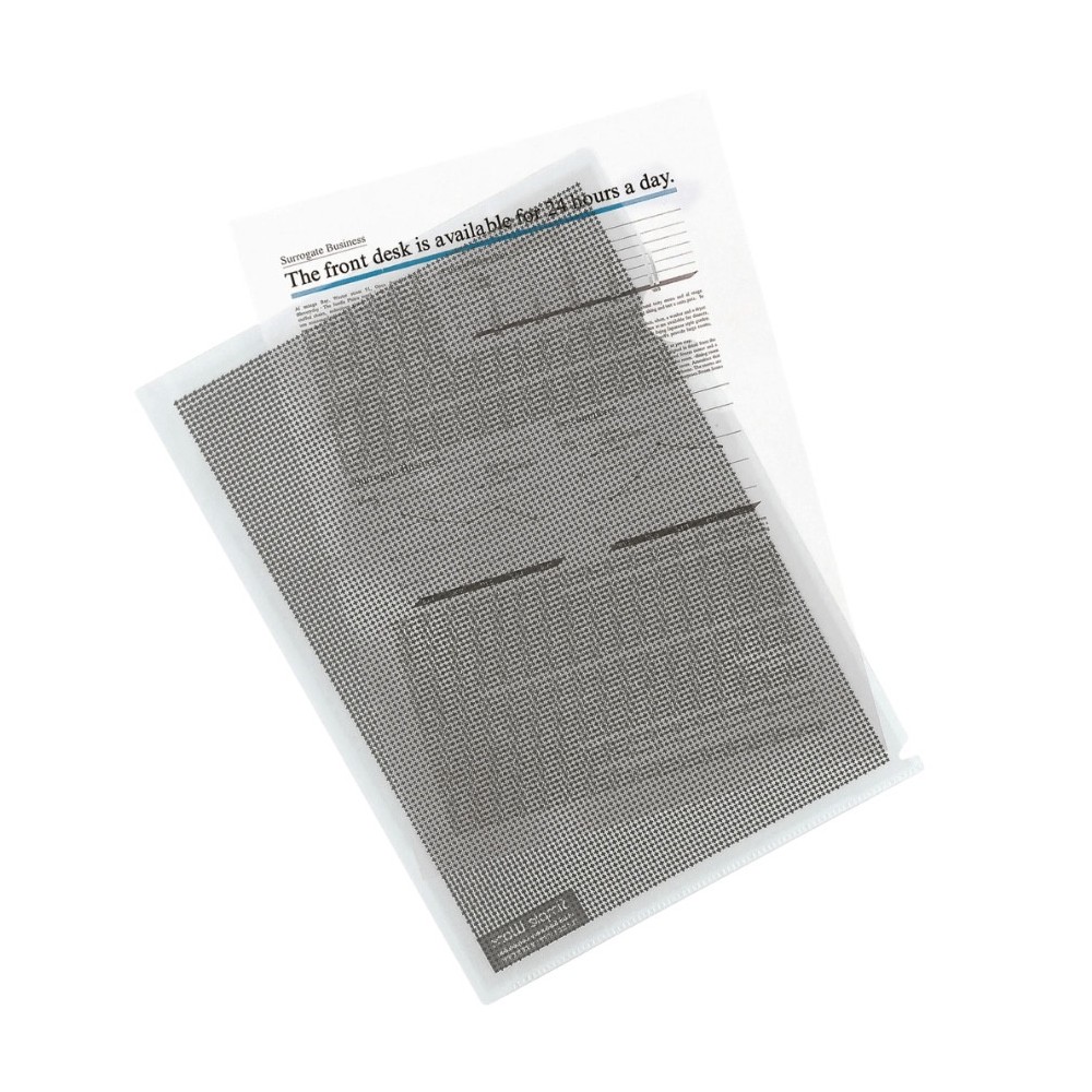 Camouflage folder A4 - PLUS - transparent