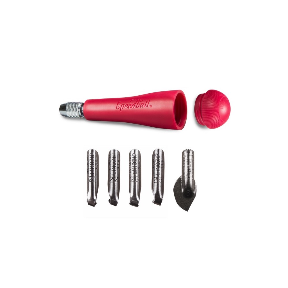 Zestaw dłutek do linorytu Linozip - Speedball - 6 szt.