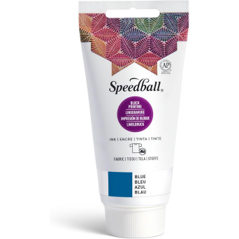 Farba do linorytu Block Printing Ink - Speedball - Blue 75 ml