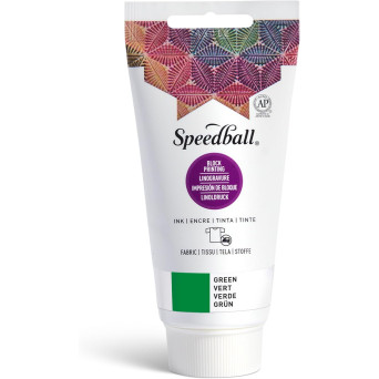 Fabric Block Printing Ink - Speedball - Green 75 ml