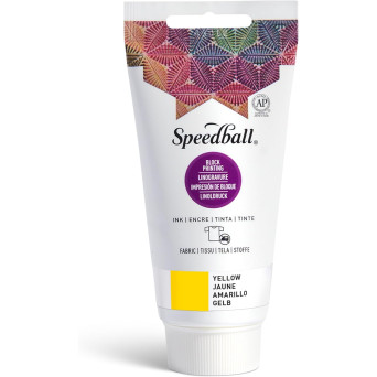 Fabric Block Printing Ink - Speedball - Yellow 75 ml