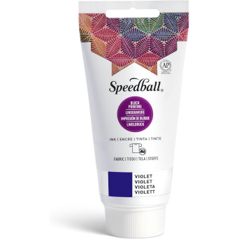 Fabric Block Printing Ink - Speedball - Violet 75 ml