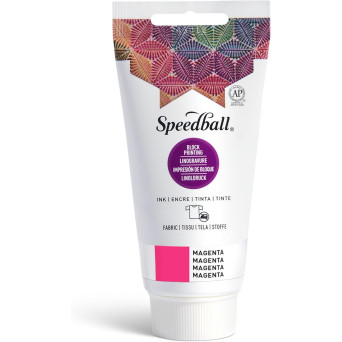 Farba do linorytu Block Printing Ink - Speedball - Magenta 75 ml