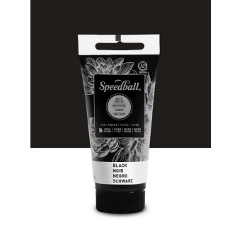 Farba do linorytu Water-Soluble Ink - Speedball - Black 75 ml