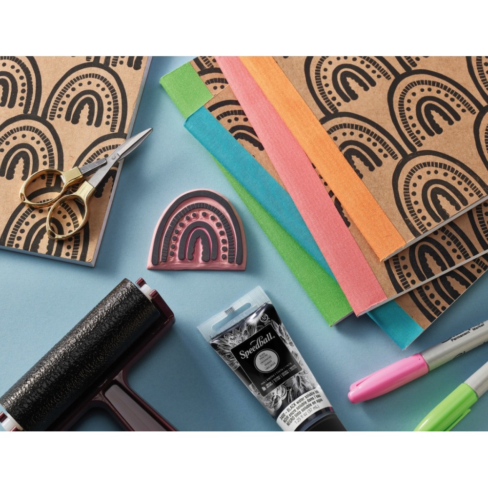 Farba do linorytu Water-Soluble Ink - Speedball - Black 75 ml