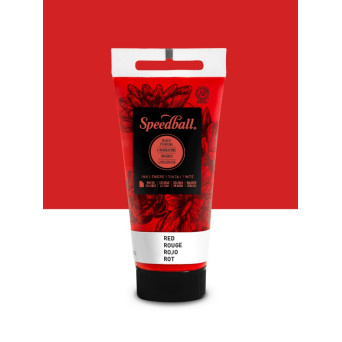 Farba do linorytu Water-Soluble Ink - Speedball - Red 75 ml