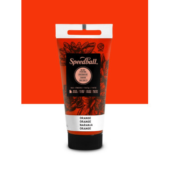 Water-Soluble Block Printing Ink - Speedball - Orange 75 ml