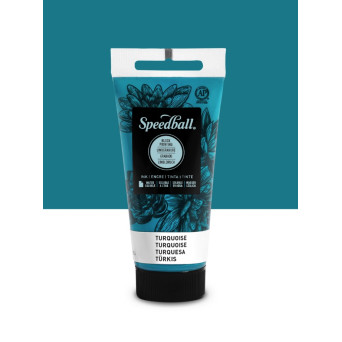 Farba do linorytu Water-Soluble Ink - Speedball - Turquoise 75 ml