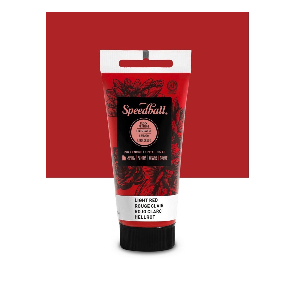 Water-Soluble Block Printing Ink - Speedball - Light Red 75 ml