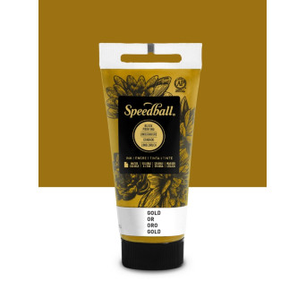 Farba do linorytu Water-Soluble Ink - Speedball - Gold 75 ml
