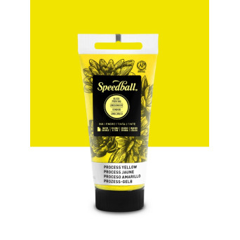 Water-Soluble Block Printing Ink - Speedball - Process Yellow 75 ml