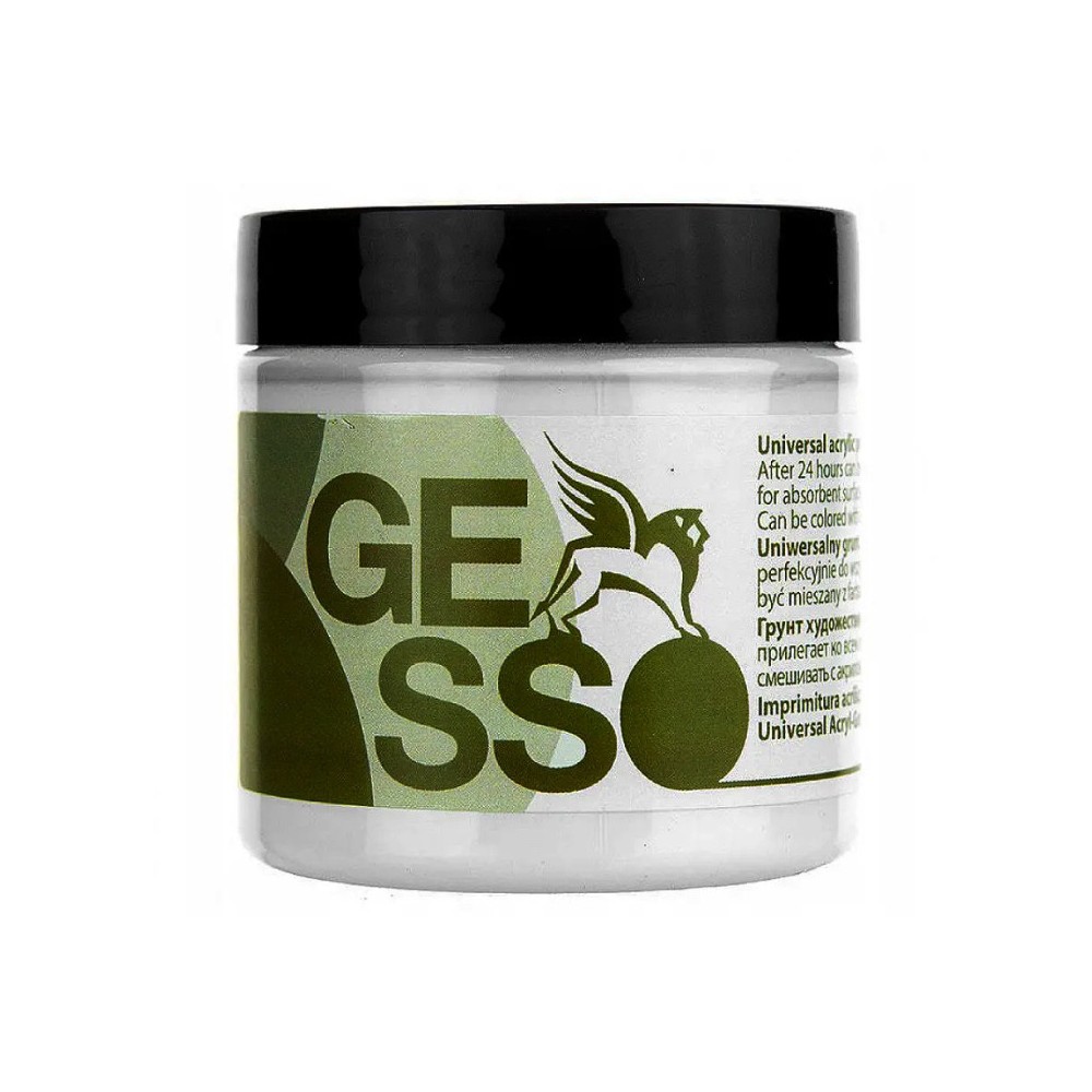 Gesso do farb olejnych i akrylowych - Renesans - transparentne, 110 ml