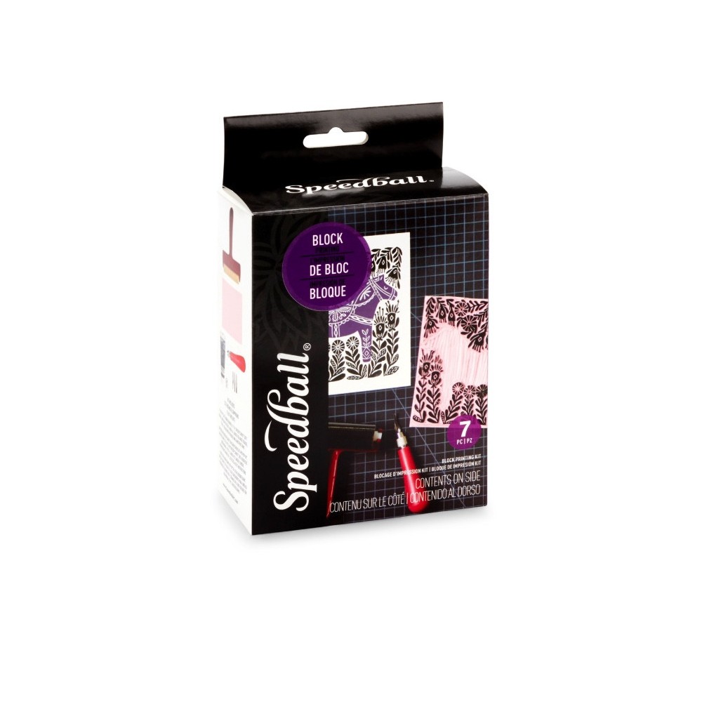 Zestaw do linorytu Water-Soluble Starter Kit - Speedball - 7 szt.