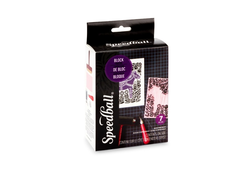 Water-Soluble Block Printing Starter Kit - Speedball - 7 pcs