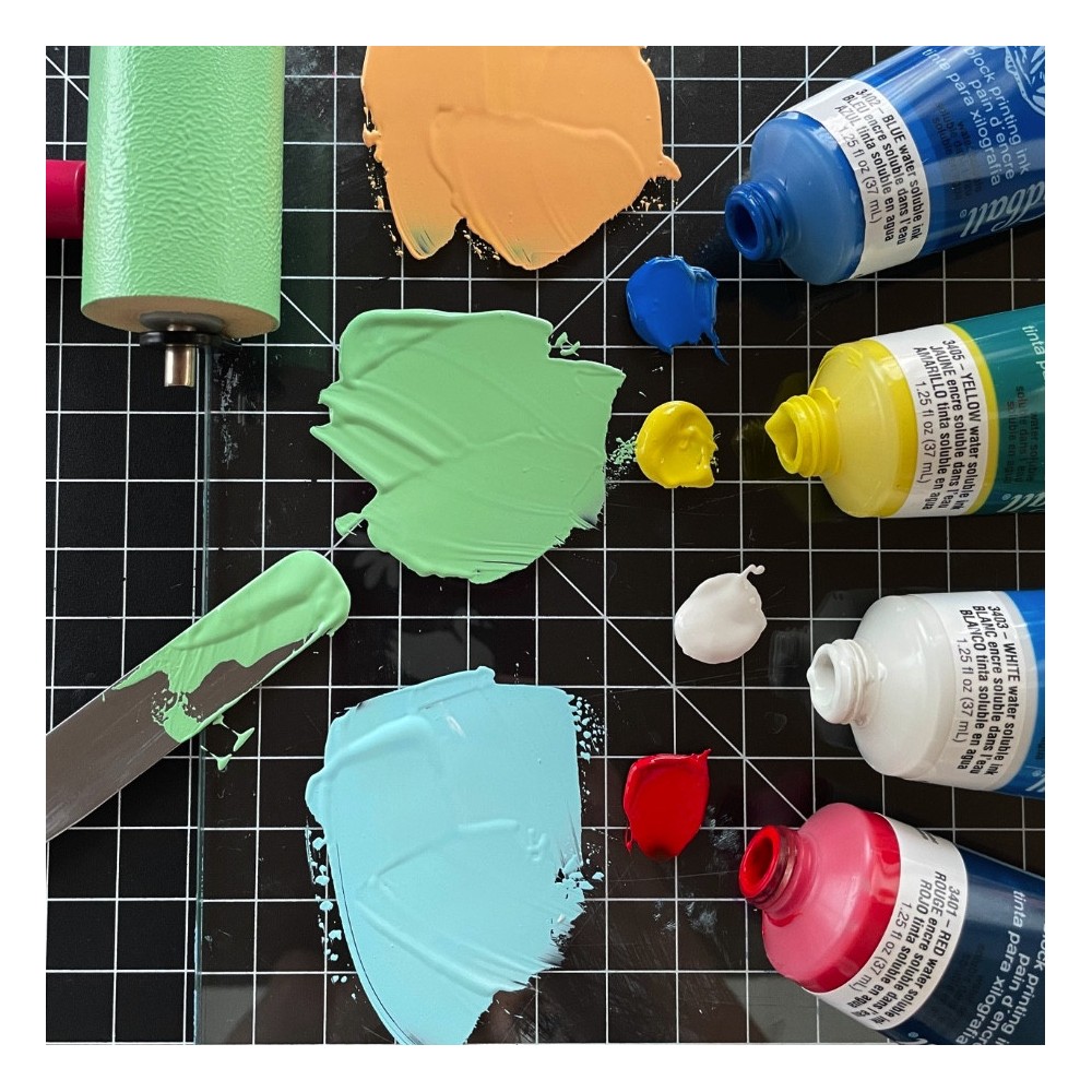 Zestaw do linorytu Water-Soluble Deluxe Kit - Speedball - 15 szt.