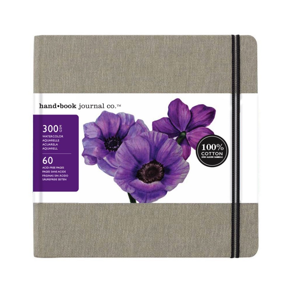 Szkicownik do akwareli 100% Cotton Hand Book Journal Co. 20 x 20 cm - Speedball - 30 ark.