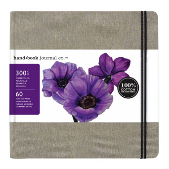 Watercolor 100% Cotton Hand Book Journal Co. 20 x 20 cm - Speedball - 30 sheets
