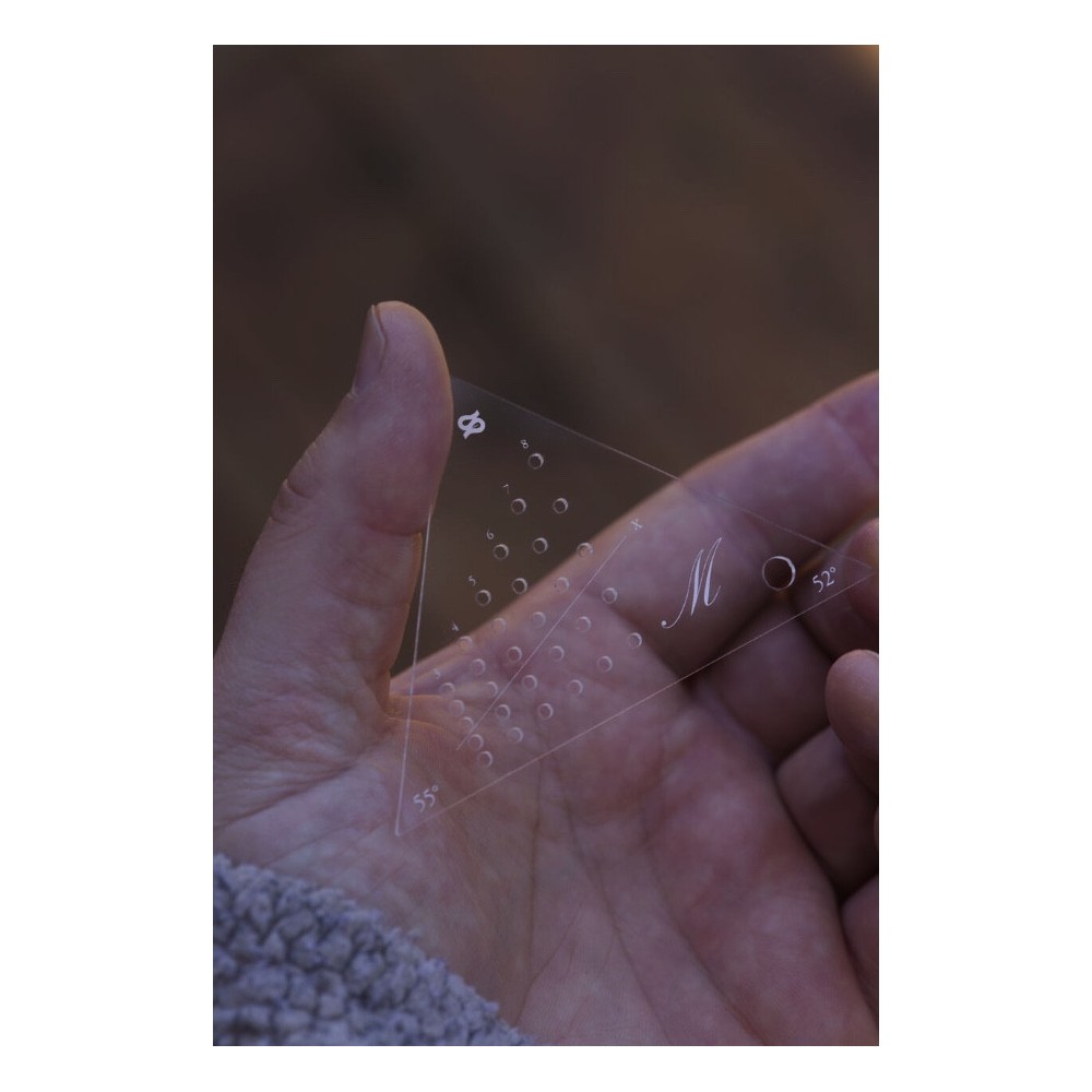 Linijka trójkąt do liniatury kaligraficznej Masgrimes - Speedball
