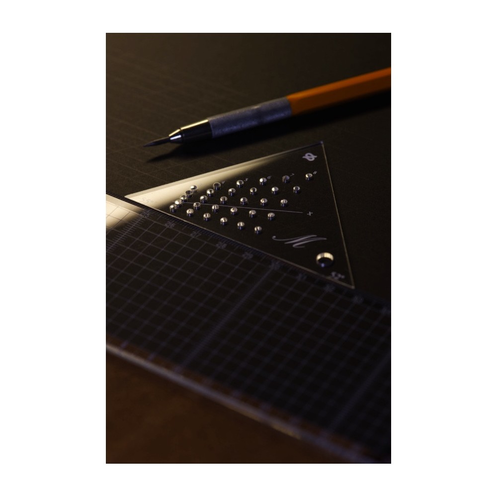 Linijka trójkąt do liniatury kaligraficznej Masgrimes - Speedball
