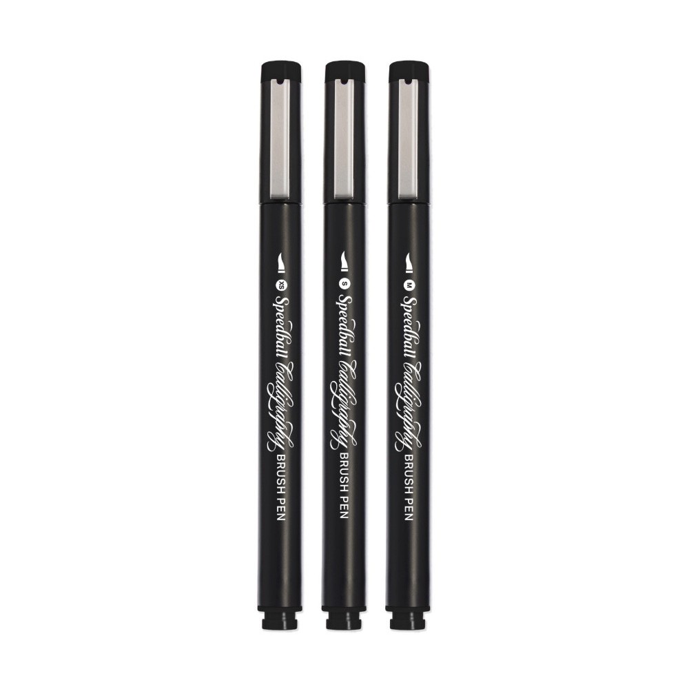 Set of Hand-Lettering brush markers - Speedball - 3 pcs.