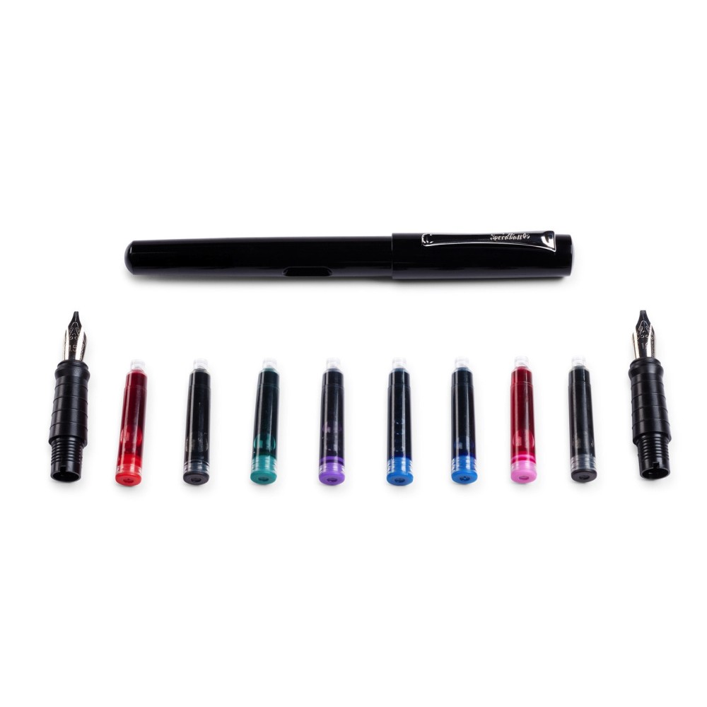 Calligraphy fountain pen set - Speedball - 12 pcs