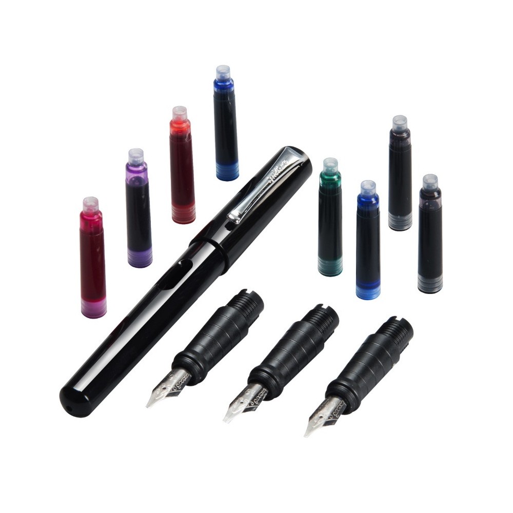 Calligraphy fountain pen set - Speedball - 12 pcs