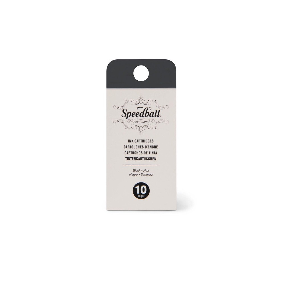 Naboje atramentowe - Speedball - Black 10 szt.