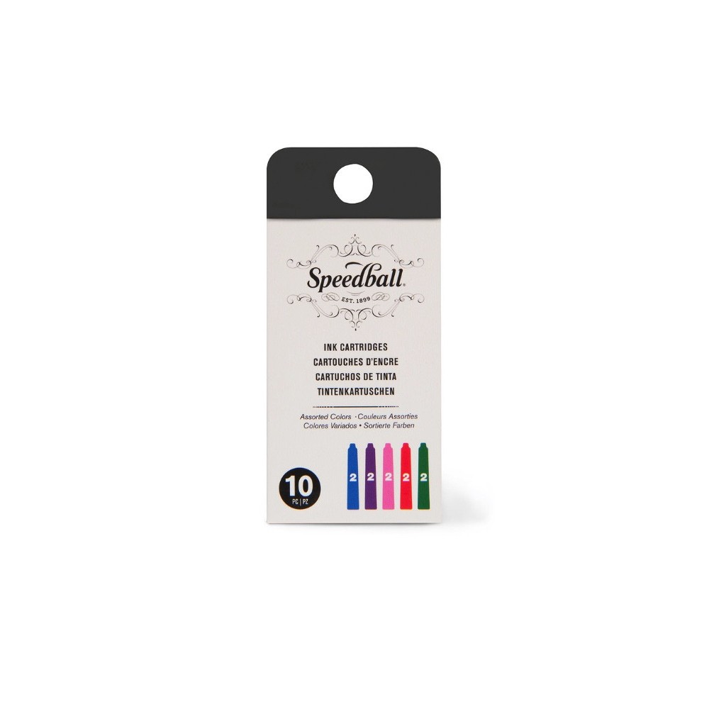 Ink Cartridges - Speedball - Assorted Colors 10 pcs