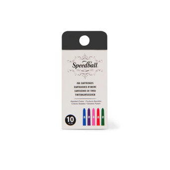 Ink Cartridges - Speedball - Assorted Colors 10 pcs