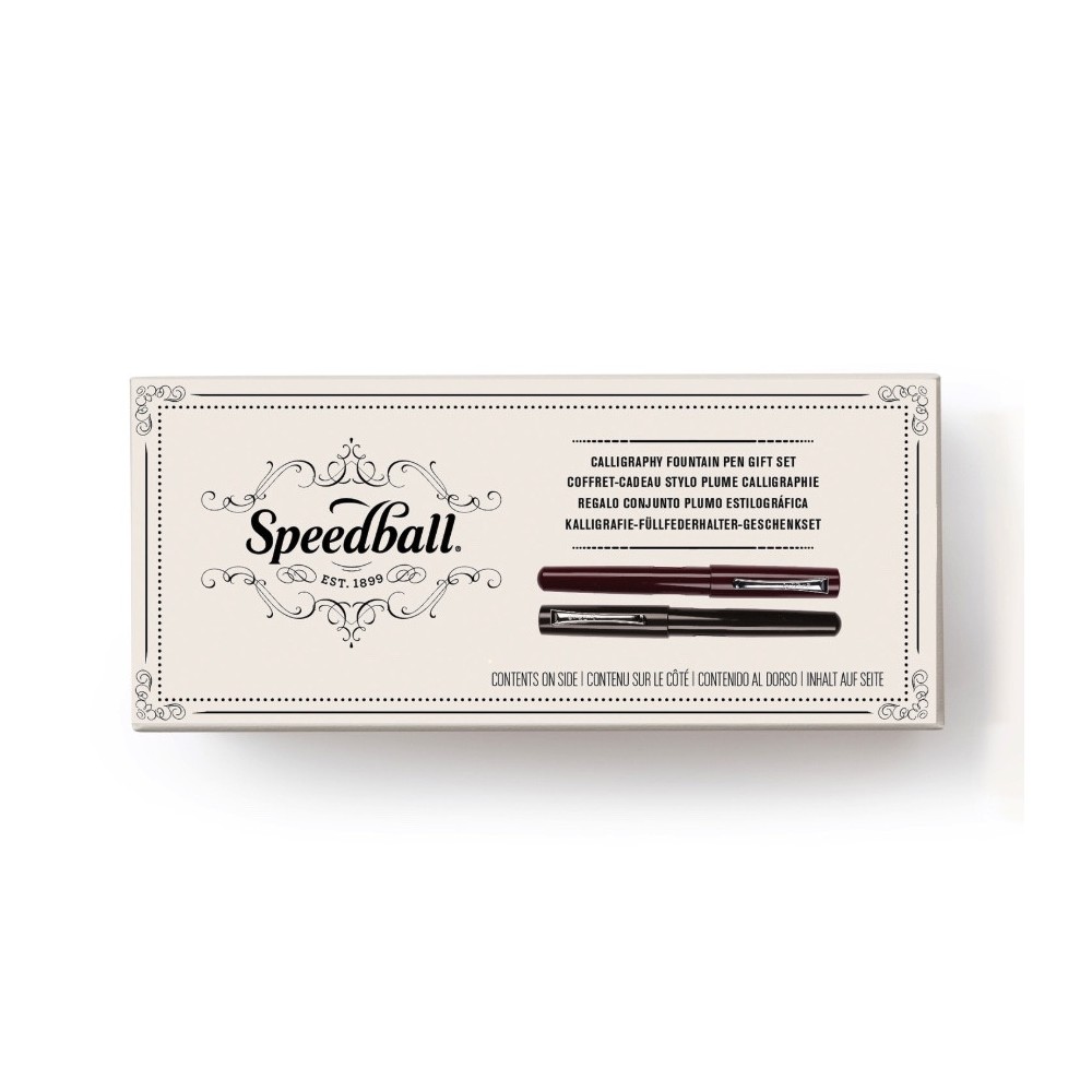 Calligraphy Gift Pen Set - Speedball - Bordeaux 2 pcs.