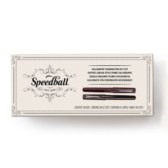 Calligraphy Gift Pen Set - Speedball - Bordeaux 2 pcs.