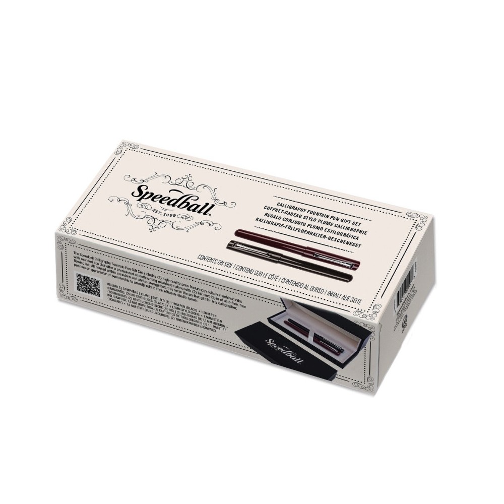 Calligraphy Gift Pen Set - Speedball - Bordeaux 2 pcs.