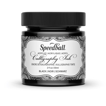 Calligraphy Acrylic Ink - Speedball - Black 59 ml