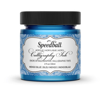 Tusz akrylowy do kaligrafii - Speedball - Indigo Blue 59 ml