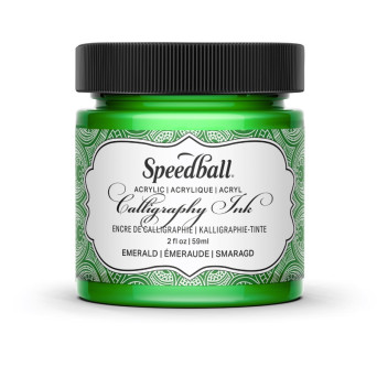 Calligraphy Acrylic Ink - Speedball - Emerald Green 59 ml