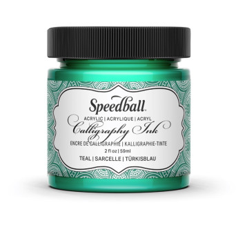 Tusz akrylowy do kaligrafii - Speedball - Teal Green 59 ml