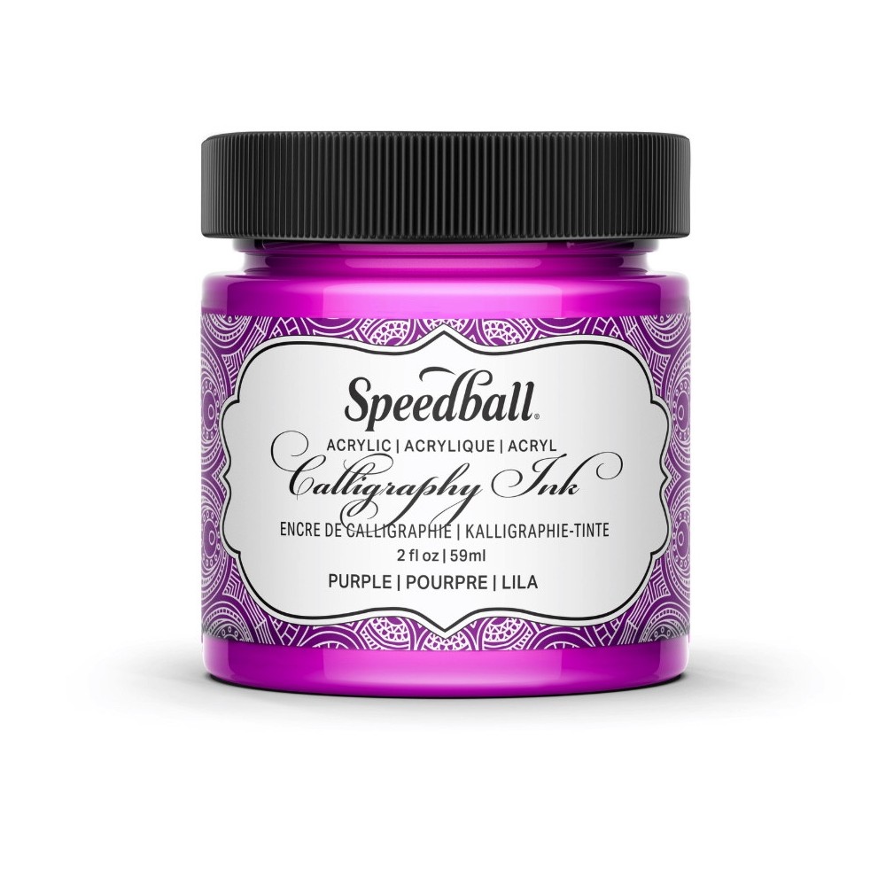 Calligraphy Acrylic Ink - Speedball - Deep Purple 59 ml