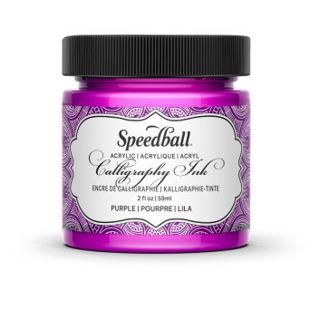 Calligraphy Acrylic Ink - Speedball - Deep Purple 59 ml