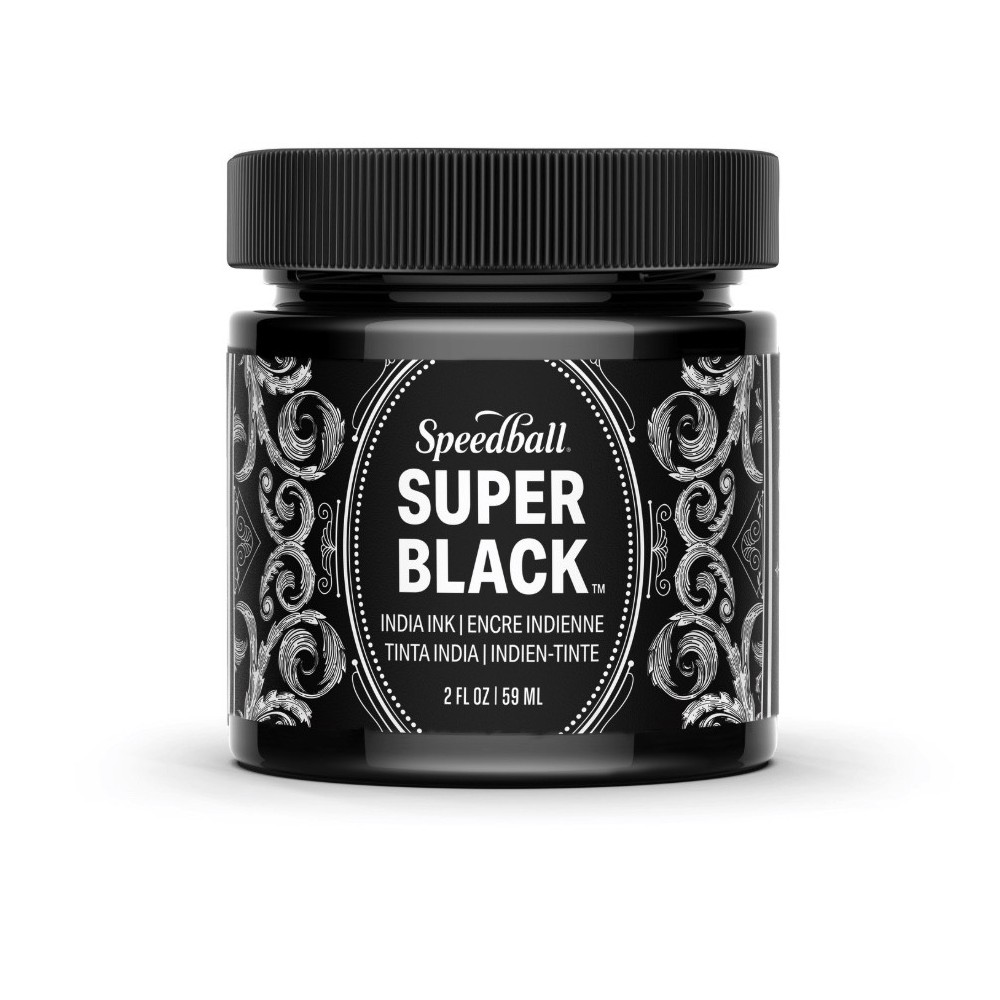 Tusz do kaligrafii India Ink - Speedball - Super Black 59 ml
