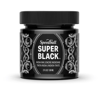 India Ink - Speedball - Super Black 59 ml
