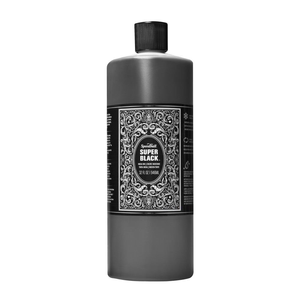 Tusz do kaligrafii India Ink - Speedball - Super Black 946 ml