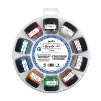 Set of Calligraphy Acrylic Inks - Speedball - 10 x 12 ml