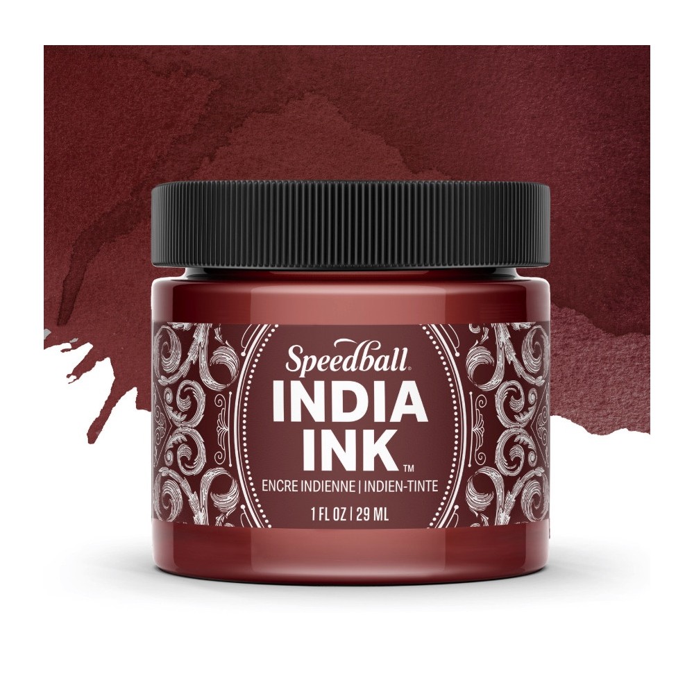 Tusz do kaligrafii India Ink - Speedball - Brown Quartz 29 ml