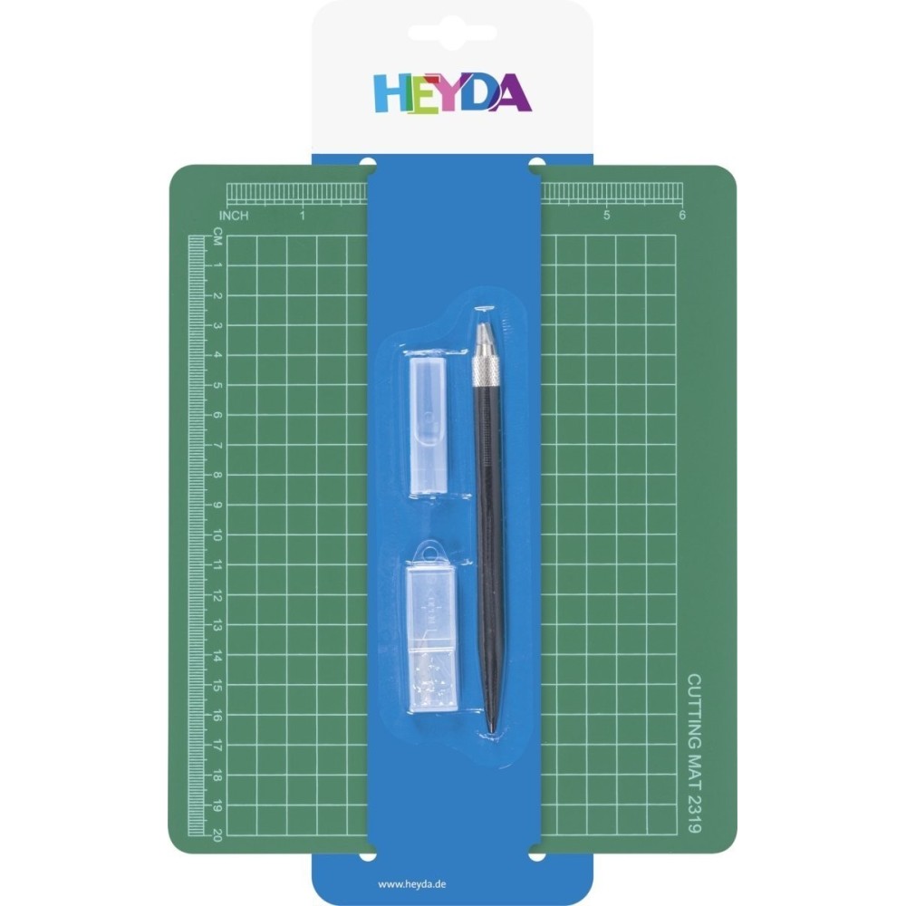 Zestaw do cięcia skalpel + podkładka - Heyda