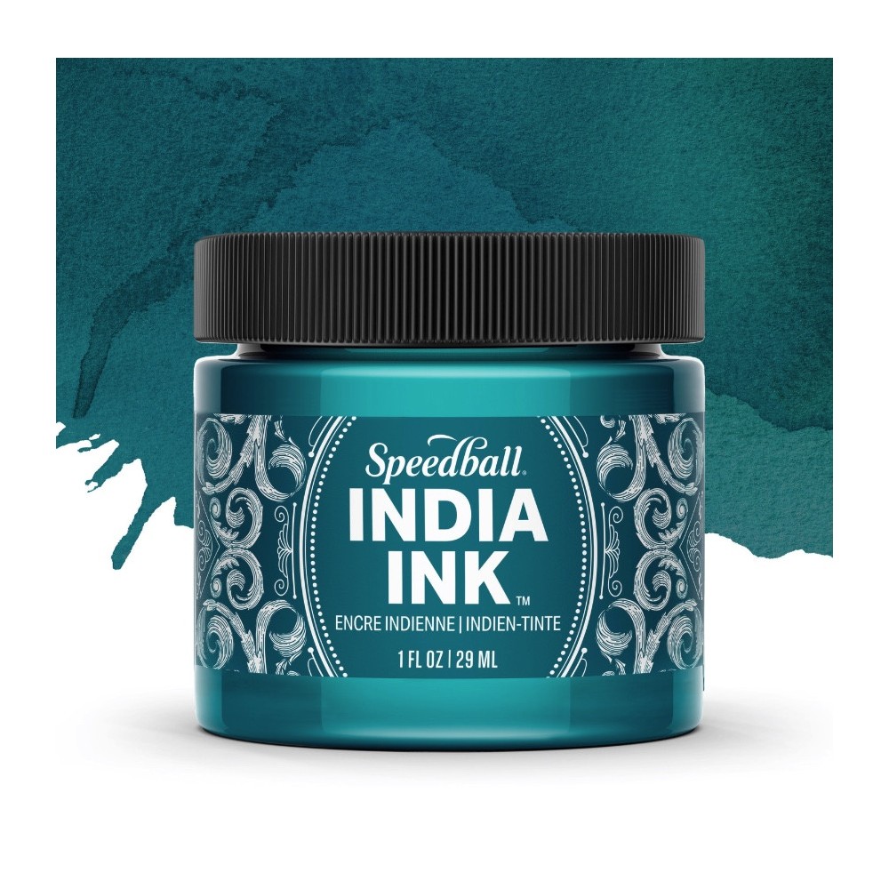 India Ink - Speedball - Teal Agate 29 ml